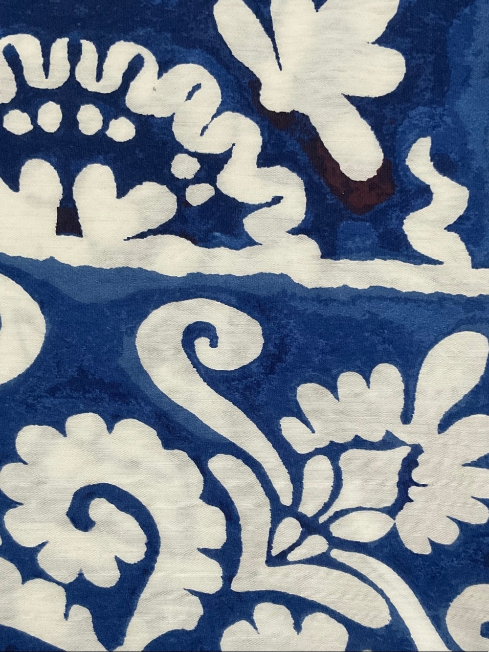 H&M Blue and White Printed Tiered Maxi Dress - Picture 3 of 5